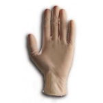 CLEAR LATEX GLOVES LOW POWDER BOX 100