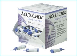 ACCU-CHEK® Safe-T-Pro Plus lancet box 200